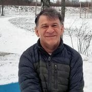 Сергей Сапоненко зимой